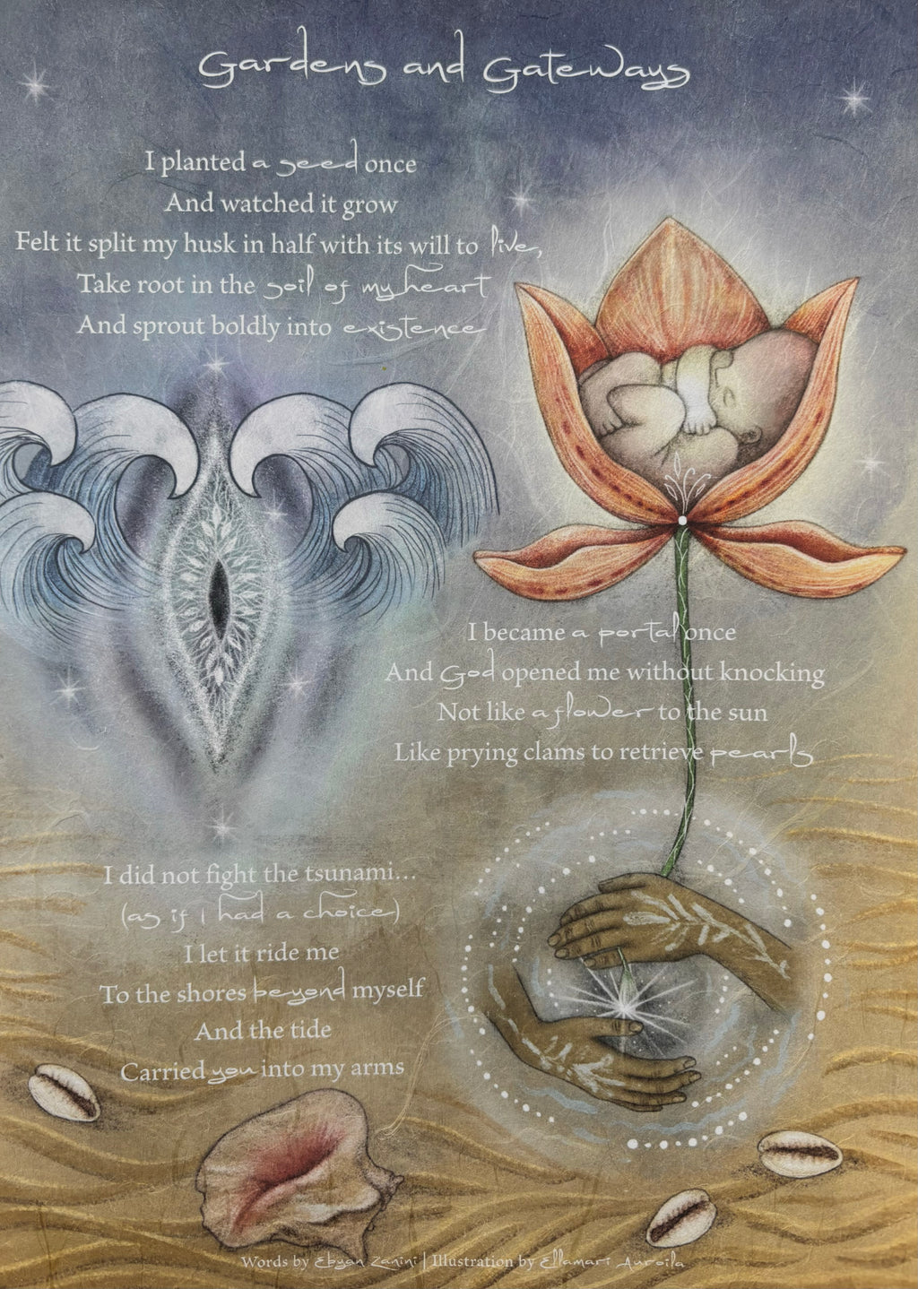 "Gardens And Gateways" Art Print