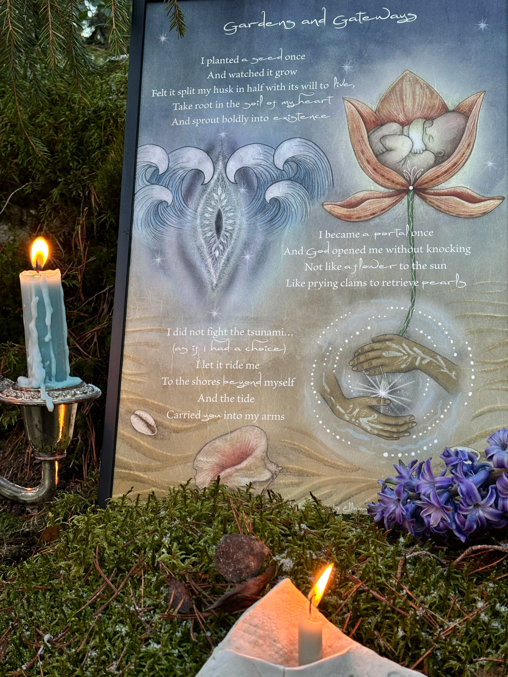 "Gardens And Gateways" Art Print