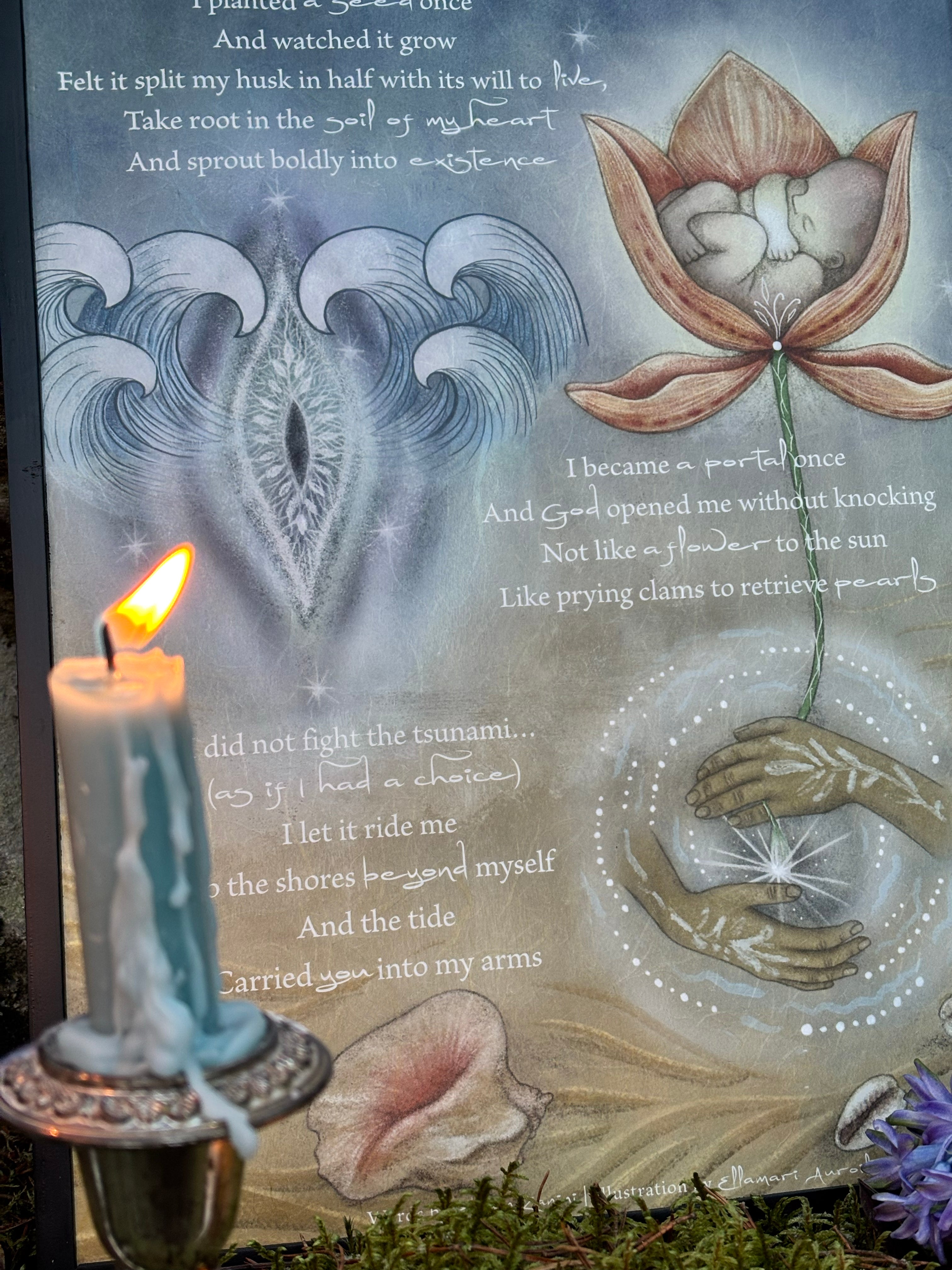 "Gardens And Gateways" Art Print