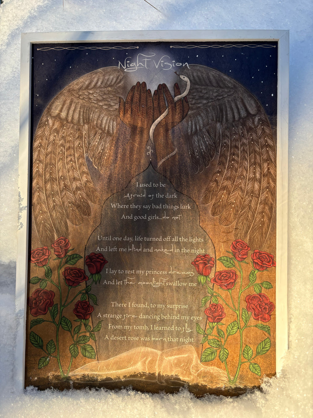 "Night Vision - V1 Owl" Art Print
