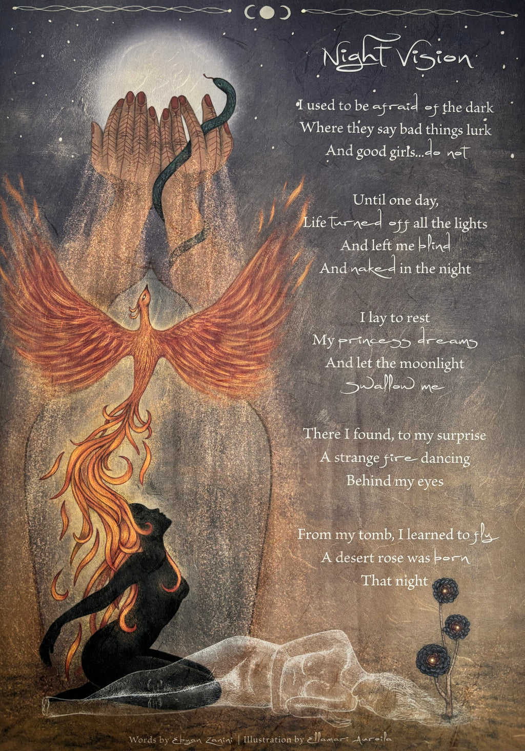"Night Vision - V2 Phoenix" Art Print